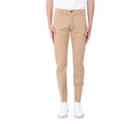 Ciabalù Pantaloni Uomo Eleganti in Cotone Taglie Comode Made in Italy Sartoriale Tinta Unita Modello Chino Capri Leggeri con Tasca America