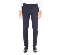 Ciabalù Pantaloni Uomo Invernale Eleganti Elasticizzati in Cotone Pantalone Classico in Piquet Regolare (IT, Testo, M, Regular, Regular, Blu)