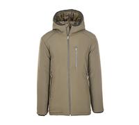 Ciabalù Parka Uomo Invernale Lungo Con Cappuccio In Tessuto Tecnico Giaccone Imbottito (XXL, Verde)