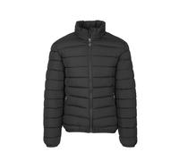 Ciabalù Piumino Uomo 200 Grammi Giubbotto Invernale Collo Alto Fondo e i Polsini con Elastico Imbottitura Calda Slim Fit (IT, Testo, XXL, Regular, Regular, Nero)