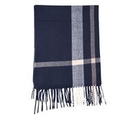 Ciabalù Sciarpa Unisex Invernale Elegante Calda e Morbida con Fantasia a Quadri per Uomo e Donna Autunno Inverno (Blu Cobalto)
