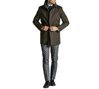 Ciabalù Trench Uomo Invernale Soprabito Elegante Cappotto Impermeabile Lungo Sartoriale Blu Fango (Fango, numeric_52)
