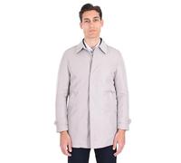 Ciabalù Trench Uomo Invernale Soprabito Elegante Cappotto Impermeabile Lungo Sartoriale Blu Fango (IT, Numero, 52, Regular, Regular, Beige)