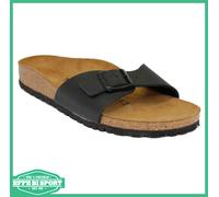 Ciabatta Birkenstock Madrid da donna pianella uomo casual moda birko flor nera