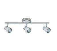 Ciabatta Chacho 3xGU10 in bianco, dimensioni 14x48,5x10 cm. Ideale per illuminare con stile e modernità, perfetto per le tue esigenze decorative.