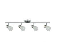 Ciabatta Cholo 4xe14 in elegante cromo/nickel. Dimensioni: 16 x 69,5 x 10 cm, ideale per dare un tocco moderno al tuo spazio. Perfetto per illuminazione e funzionalità.