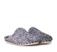 Ciabatta da casa da donna in tessuto shearling - DARLA-SB - Grigio, 38 EU