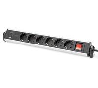 Digitus Presa Multipla Office A 6 Posti Con 3 Porte Usb Da-70624