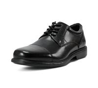 Ciabatta da uomo Charles Road Oxford nera in pelle 7,5 M (D)