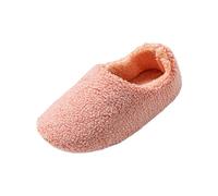 Ciabatta Donna Invernale Casual Calde Ciabatte con Pelose Inverno Peluche Interne Scarpe di Cotone Comode Comfort Pantofole Invernali Donna Uomo da Casa Morbida Antiscivolo Memory Foam Tinta Unita