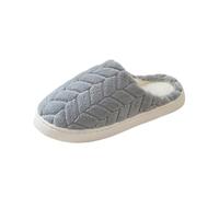 Ciabatta Invernale Donna Morbida Ciabatte con Pelose Antiscivolo Interne Scarpe di Cotone Comode Comfort Pantofole Inverno Donna da Casa Memory Foam Calde Pantofole Tinta Unita con Stampa a Quadri