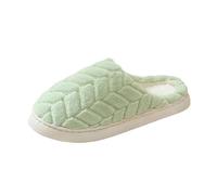 Ciabatta Invernale Donna Morbida Ciabatte con Pelose Antiscivolo Interne Scarpe di Cotone Comode Comfort Pantofole Inverno Donna da Casa Memory Foam Calde Pantofole Tinta Unita con Stampa a Quadri