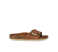 Birkenstock 1006525 Madrid Big Buckle cognac, Oiled Leather PIANELLE Donna, Cognac EU 37
