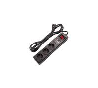 Ciabatta Multipla 3 Prese tipo F Schuko + 2xUSB 3m