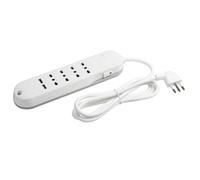 Ciabatta Multipresa 4 Prese Bipasso 2 USB A +Interruttore Bianca BTicino 3636DBU