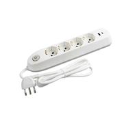 Ciabatta Multipresa 4 Prese Universali + 2 USB C Interruttore BTicino 3684DBU