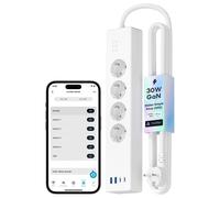 Ciabatta Multipresa Matter con USB C 30W Multipresa Smart WiFi Caricatore Rapido