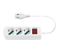 Ciabatta multipresa mobile Vimar 2P+T 10 A 250 V bianco Bianco