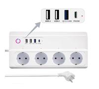 Ciabatta Multipresa Smart Zigbee UseeLink 16A Multipresa Intelligente con 4Prese AC e 4USB(3A+1C) Power Strip
