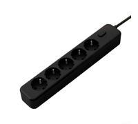 Ciabatta Smart 5 Prese EU 2M Controllo App Ciabatta Smart 5 Prese(Black 2m) | per Controllo totale via app per tapo, 5 prese indipendenti, cavo 2 metri, per ideale per casa e ufficio