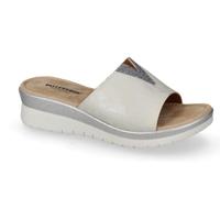 Ciabatta zeppa donna valleverde perla 52104