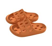 Ciabatte a forma di nuvola, da donna, da uomo, leggere, morbide, con suole spesse, per l'estate, la casa, antiscivolo, da doccia, da donna, per bagno, piscina, spiaggia, interni ed esterni, Arancione