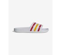 adidas Unisex - Adulto Adilette Aqua Slides, ftwr white/team power red 2/crew yellow, 44.5 EU