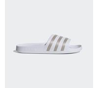 adidas Unisex - Adulto Adilette Aqua Slides Slipper, Cloud White / Platinum / Cloud White, 44.5 EU
