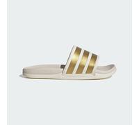 CIABATTE ADILETTE COMFORT 2.0 Off White / Gold Metallic / Chalk White 42