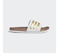 Ciabatte adilette Comfort Cloud White / Cloud White / Matte Gold 40 1/2