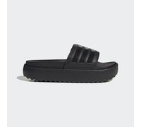 adidas Donna Adilette Platform Slides, Core Black/Core Black/Core Black, 42 EU