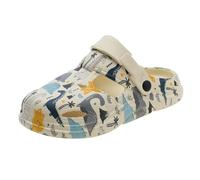 Ciabatte Asilo Bambino Sandali Infradito per Bambini con Stampa di Dinosauri Adatti Sia per Maschietti Che per Femminucce con Suola Spessa E Morbida Ideali per L'Uso Esterno E per Gattonare