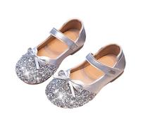 Ciabatte Bambina Estive- Scarpe Comode Eleganti con Cristalli E Fiocco Suola Morbida Estive da Spiaggia Piatti Eleganti per Piccola 2026