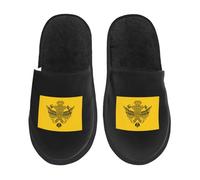 Ciabatte Bandiera Della Chiesa Greco-Ortodossa Comode Slippers Morbide Scarpe Di Cotone Per Hotel Esterno Casa M