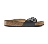 Birkenstock, Madrid Birko-Flor, Sandali, Unisex - Adulto, Nero, 35 EU (Normale)