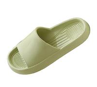 Ciabatte Cloud Ciabatte Donna Uomo Morbido Cloud Slipper, Facile da Pulire Antiscivolo Cuscino Slipper Con Suola Spessa, verde, 38 EU