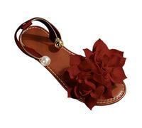 Ciabatte Comode Donna Riposanti Estive Per Casa Inblu - Sandali Donna Estive Comode Infradito Eleganti Spiaggia Primaverili-Estate Pantofole Dietro Scarpe Basse Simil Pelle Lavabili Sandals