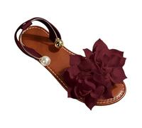 Ciabatte Comode Donna Riposanti Estive Per Casa Inblu - Sandali Donna Estive Comode Infradito Eleganti Spiaggia Primaverili-Estate Pantofole Dietro Scarpe Basse Simil Pelle Lavabili Sandals