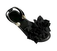 Ciabatte Comode Donna Riposanti Estive Per Casa Inblu - Sandali Donna Estive Comode Infradito Eleganti Spiaggia Primaverili-Estate Pantofole Dietro Scarpe Basse Simil Pelle Lavabili Sandals