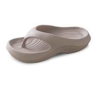 Ciabatte con supporto per arco plantare da donna, sandali ortopedici per il recupero della piattaforma, sandali ortopedici, scarpe da spiaggia estive morbide, Grigio, 39.5 EU