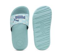 PUMA Ciabatte Cool Cat 2.0 Daisies per Bambini 32 Safe Lake Blue Crystal White Almost Apricot