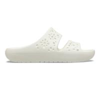 Crocs Classic Floral Cut Out Sandal, Sandali Unisex - Adulto, Gesso, 39/40 EU