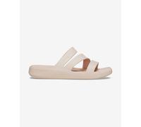 Crocs Getaway Strappy, Sandali Donna, Beige (Quartz), 34/35 EU