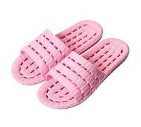 Ciabatte da bagno da donna con fori nella suola, antiscivolo, da donna, estive, piatte e super morbide, ad asciugatura rapida, per Shower spiaggia, palestra, pantofole da doccia, Colore: rosa., 40 EU