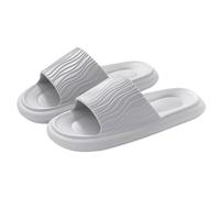 Ciabatte da bagno da donna da uomo, pantofole da donna morbide, nuvole, colore bianco, ciabatte da uomo originali antiscivolo, nere, ergonomiche ad asciugatura rapida, grigio., 44 EU