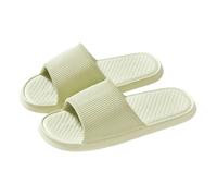 Ciabatte da bagno da donna e uomo, impermeabili, da spiaggia, antiscivolo, ammortizzanti, resistenti all'usura, per l'arco del piede, per la casa, verde, 36 EU