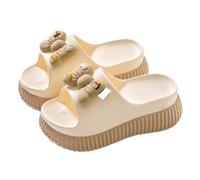 Ciabatte da bagno da donna, piatte estive, per ragazze, da bagno, da spiaggia, leggere, antiscivolo, estive, da bagno, da donna, cachi, 38 EU