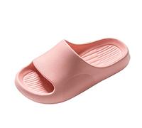 Ciabatte da bagno per coppia di innamorati, antiscivolo, con suola spessa, sandali estivi, sandali originali da bagno, comodi e morbidi, sandali da doccia, pantofole da spiaggia, Colore: rosa., 40