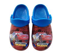 ciabatte da bambino pantofole per bimbo in gomma sandali Cars Disney rosso blu