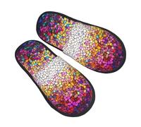 Ciabatte Da Casa Colorful Tie Dye Stained Glass 3 Autunno Inverno Ciabatte Moda Pantofole Regali House Shoes Per Viaggi Donne Uomo L